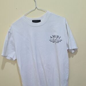 AMIRI White Short Sleeve Tee